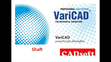 VariCAD 2019 Commands English - Shaft
