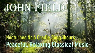 스트레스 해소를 위한 음악, 심신 안정을 위한 피아노 음악, 이완 효과가 있는 음악_John Field Nocturnes No.6 Cradle Song _1hours