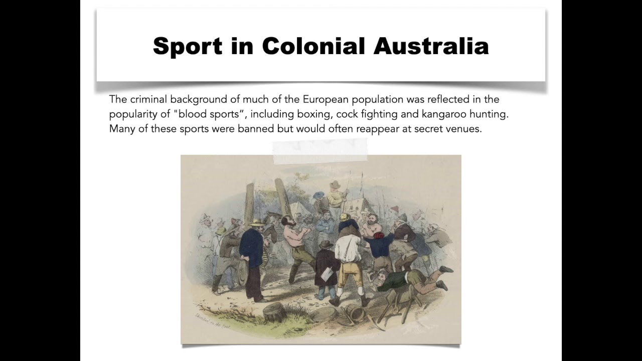 The Beginnings of sport in Australian Society YouTube