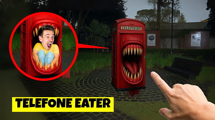 ENCONTREI O *TELEFONE EATER* NA PRAÇA DA CIDADE! (ASSUSTADOR)