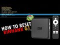 How to Factory reset the Kinhank G1 Android box