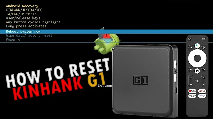 How to Factory reset the Kinhank G1 Android box