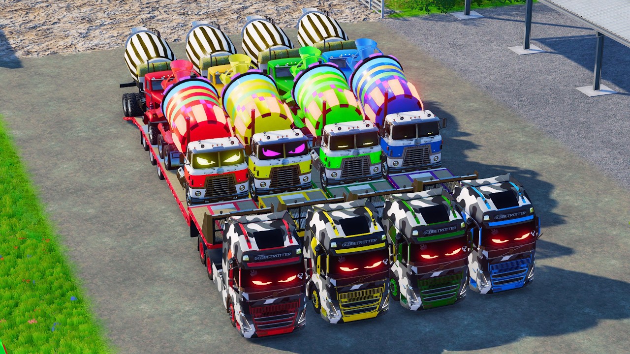 Transporting American Mixer Trucks on the Hardest Road Ever! 🚚 | Farming Simulator 22 #148