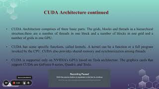 CS5350-Compute Unified Device Architecture(CUDA)