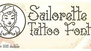 Sailorette Tattoo Font Free Download