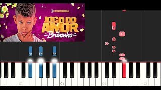 MC Bruninho - Jogo Do Amor / Game Of Love (Piano Tutorial) screenshot 1