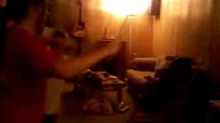 2 idiots fighting in basementt!