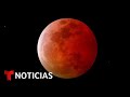 Así se ve el eclipse de 'superluna de sangre' en los cielos de Los Ángeles