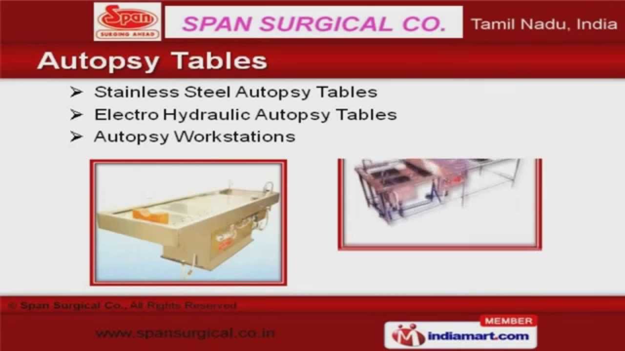 Medical Equipment by Span Surgical Co., Coimbatore YouTube