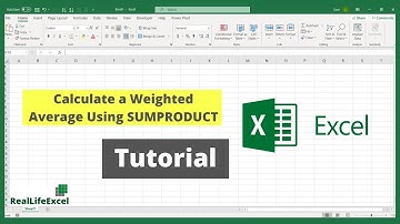SUMPRODUCT in Excel - How to Calculate a Weighted Average