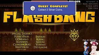 Epic remake ~ Geometry Dash - Flashbang By Dymond16 All Coins Easy Demon