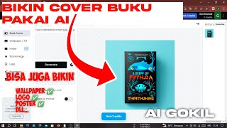Cara Bikin Cover Buku Pakai AI | AI Mantap ‼️ | Bisa Bikin yang Lain Juga Selain Cover Buku
