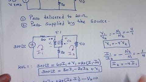 Ideal Transformer Examples