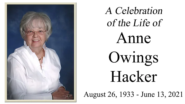 Memorial Service for Anne Hacker