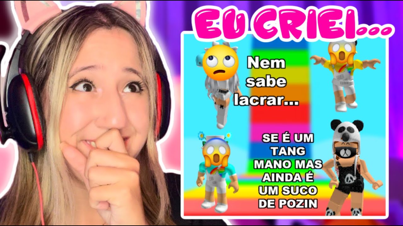EU CRIEI MINHA PRÓPRIA HISTORINHA DE ROBLOX!