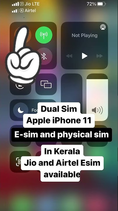 Apple IPhone Duel Sim Esim Activated airtel And Jio Networks Provide apple-iphone-duel-sim-esim-activated-airtel-and-jio-networks-provide