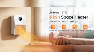 Ambiora Wall Heater for Indoor Use
