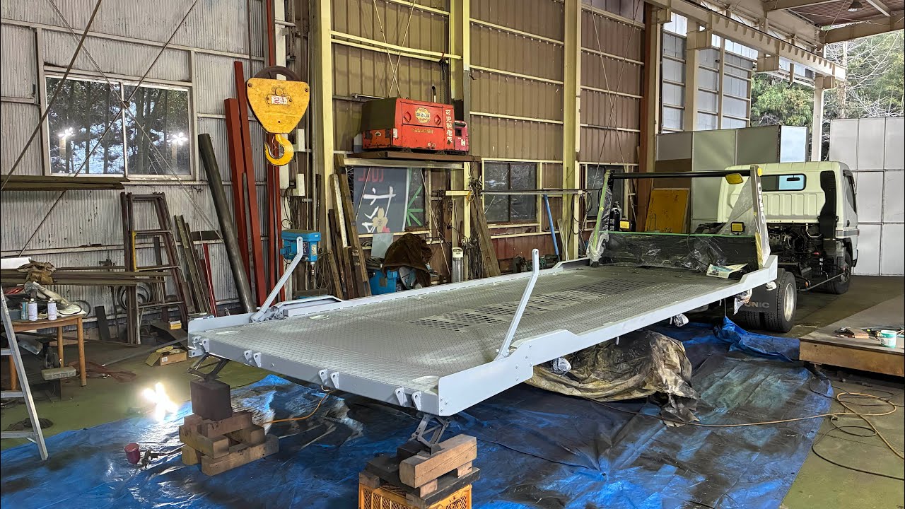 積載車　修理⑰ー2 Mitsubishi canter