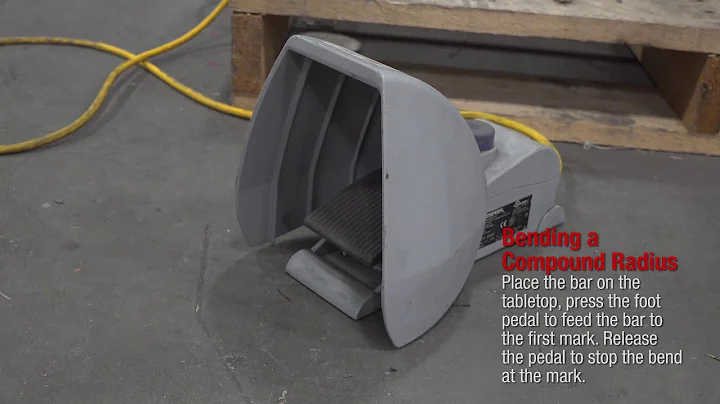 BENDING A REBAR COMPOUND RADIUS