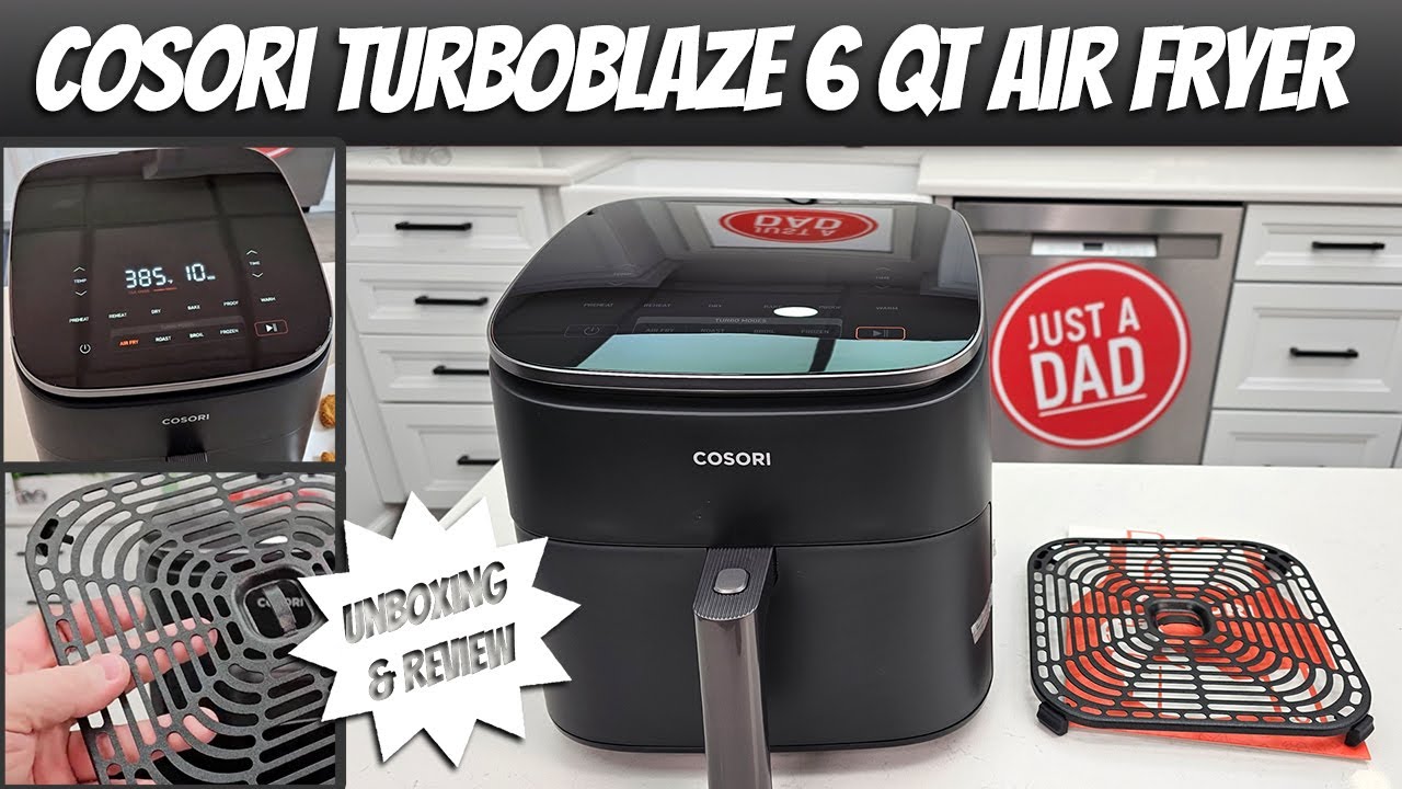 Cosori TurboBlaze 6 QT Air Fryer UNBOXING & REVIEW YouTube