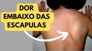 EXERCÍCIO PRA TIRAR A DOR EMBAIXO DAS ESCAPULAS, PRA NUNCA MAIS TER