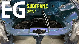 Installing An Eg Subframe On My Ek For K Swap Civic Build Series