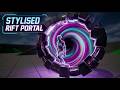 Rift Portal Stylized in Unreal Engine 5 Niagara