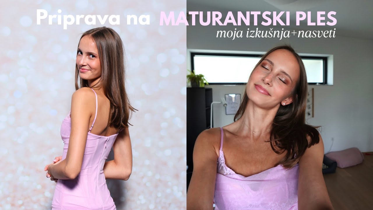 PRIPRAVA NA MATURANSTKI PLES🪩 frizura, makeup, outfit details, nasveti