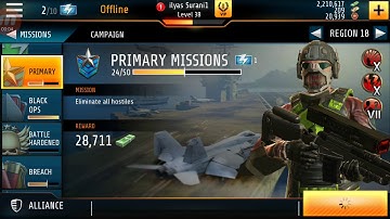 Kill Shot Bravo Region 18=25 Primary Mission Complete