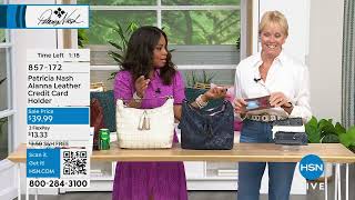 Patricia Nash Alanna Leather Credit Card Holder