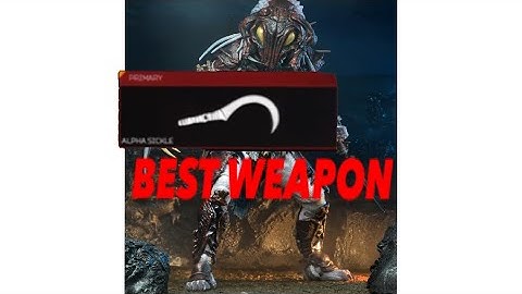 ALPHA SICKLE GAMEPLAY! (Predator Hunting grounds)