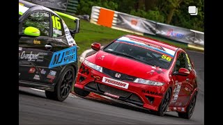 Racing Honda's Race 1 on board 30/04/2023 cadwell park in the civic type r  FN2