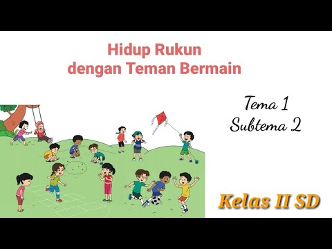 Kelas 2 Hidup Rukun dengan Teman Bermain Tema 1 Subtema 2 - YouTube