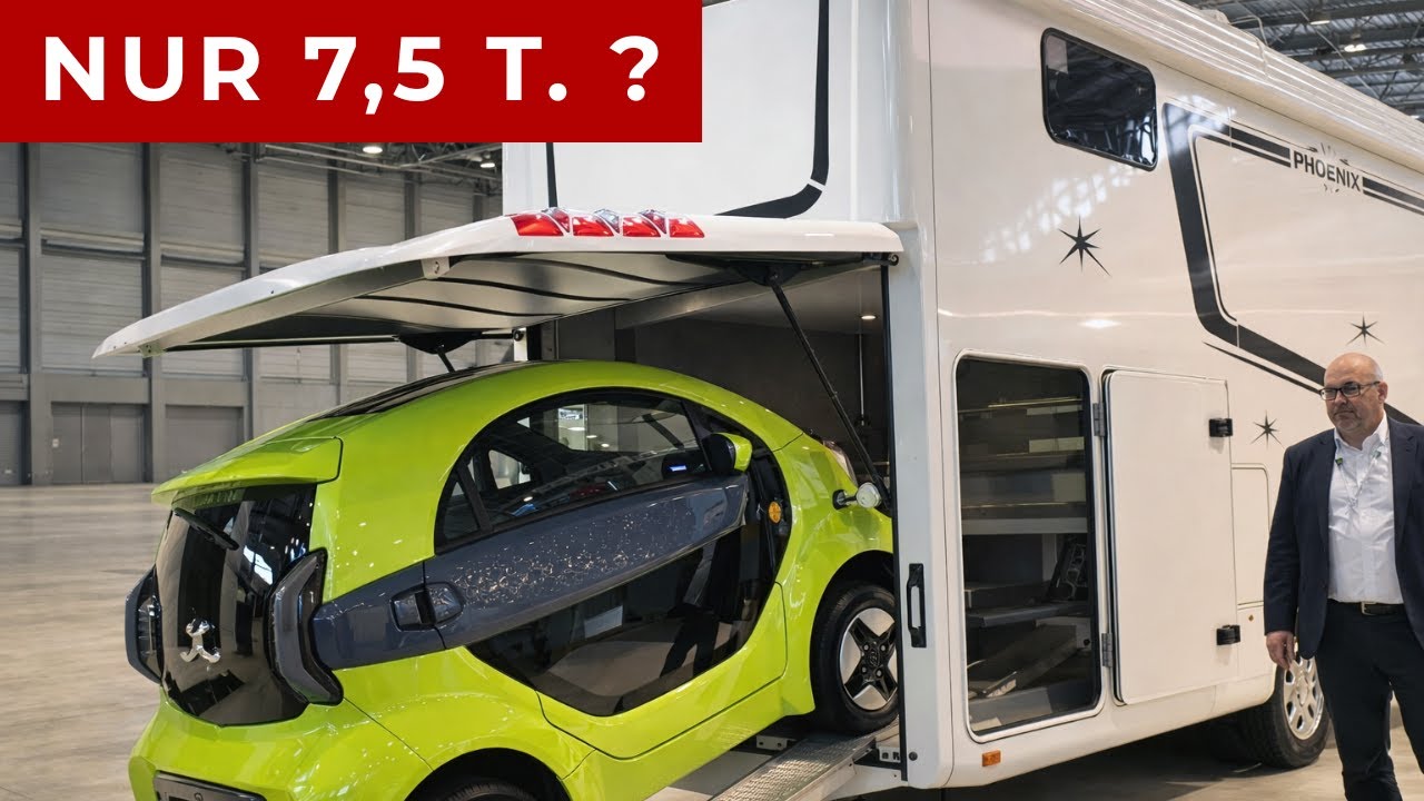 Luxus Liner mit Auto-Garage unter 7,5 Tonnen ? | PhoeniX hat es ! | Vollintegriertes Reisemobil