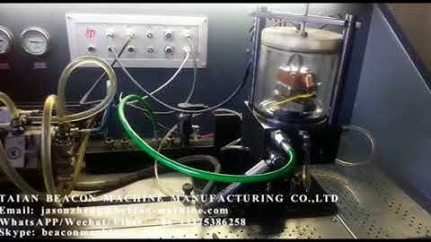 CRS708D common rail injector pump test bench with HEUI function