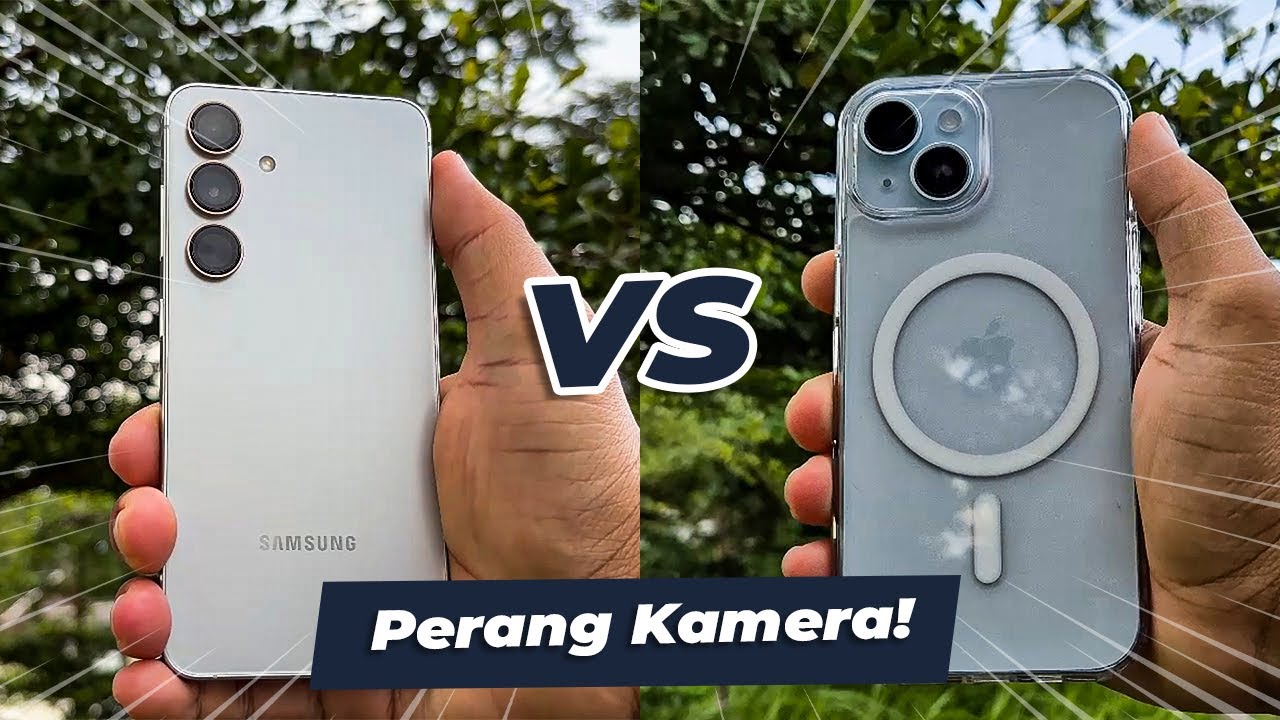 PERANG KAMERA!!! Perbandingan Kamera Iphone 15 VS Samsung S24