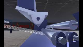 Видео 3d анимация тех процесса производства полипропиленового шпагата (автор: Шпагатная фабрика КраснодарВолокно)