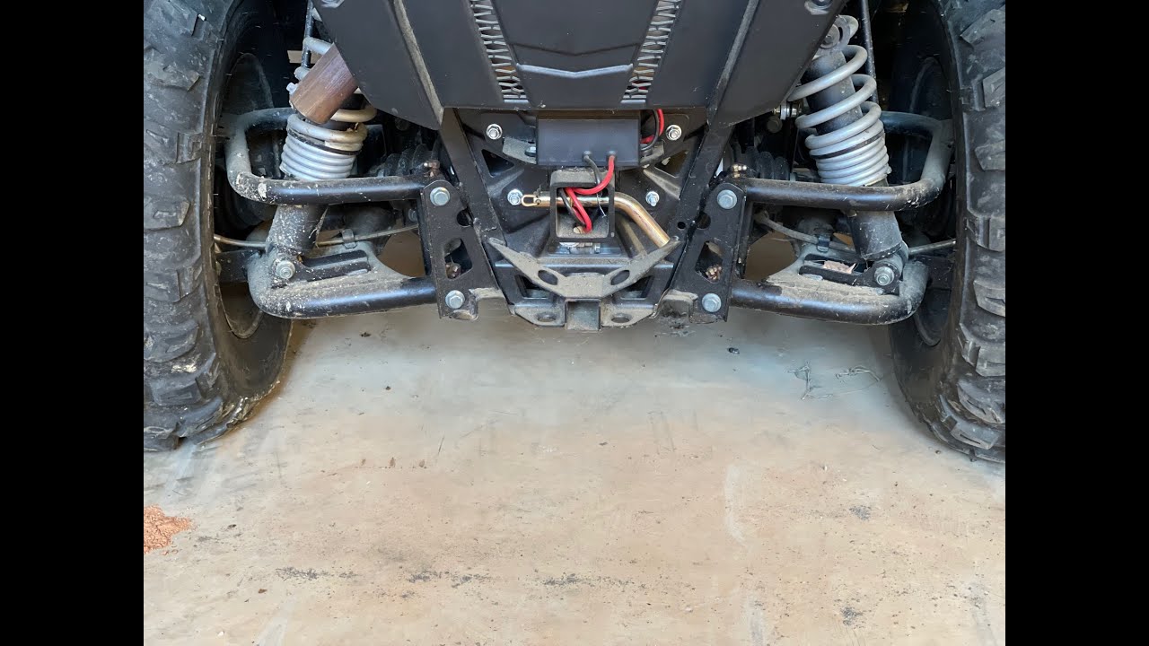Rear Winch Mount ATV Extreme Max Products Install for Harbor Freight
