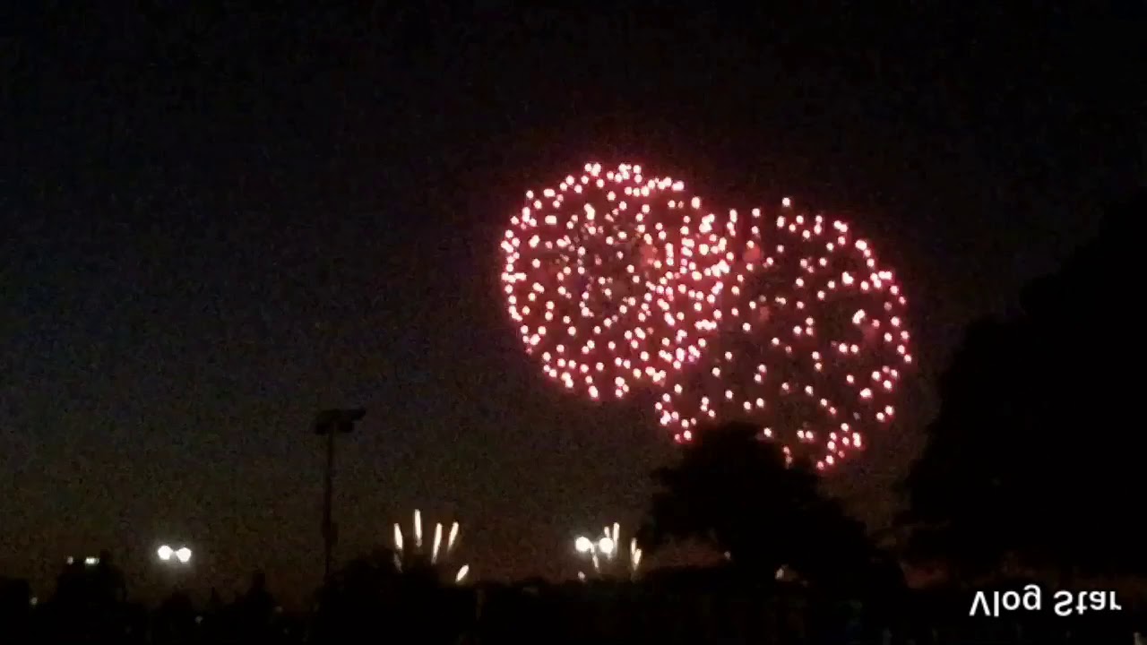Fireworks at swan river