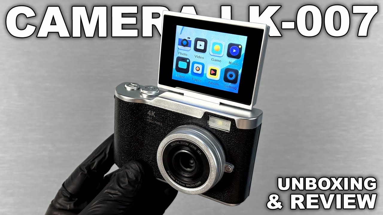 The Coolest TikTok Digicam I’ve Ever Held!⚡️Camera LK-007 Unboxing and Review - Aesthetic ASMR