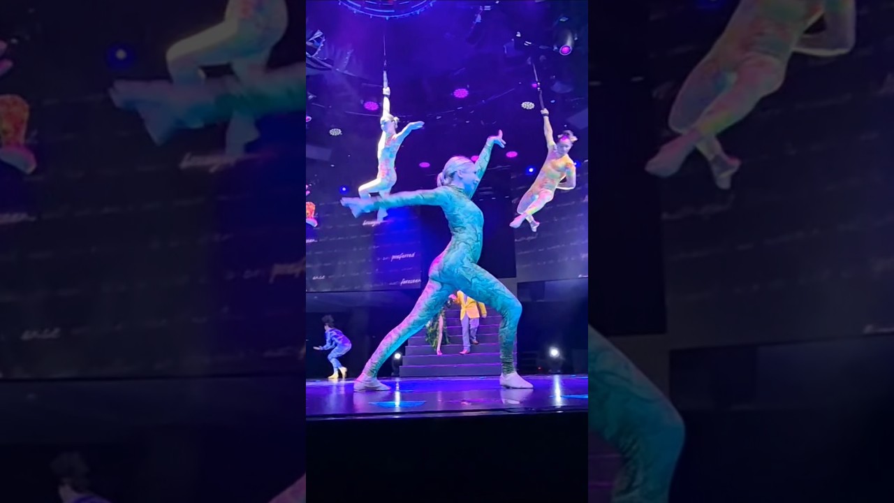 MYUT Cirque Du Soleil on MCS Bellissima #msc #cruise #show