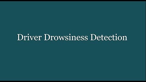 Driver Drowsiness Detection Demo