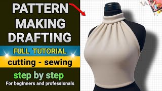 Professional Bodice & Neckline Pattern | Full Sewing Workflow