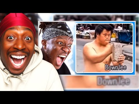 THIS TRY NOT TO LAUGH WAS SO HARD (AMERICAN REACTS)