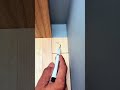Marking Wooden Plank With Black Lines For Cutting