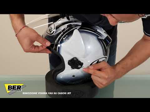 ARAI TUTORIAL - Caschi JET - Rimozione visiera VAS - YouTube