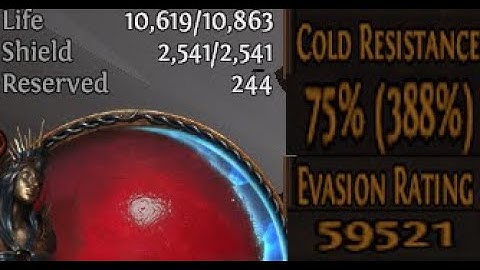 COLD DOT life/cold res stacking elementalist showcase