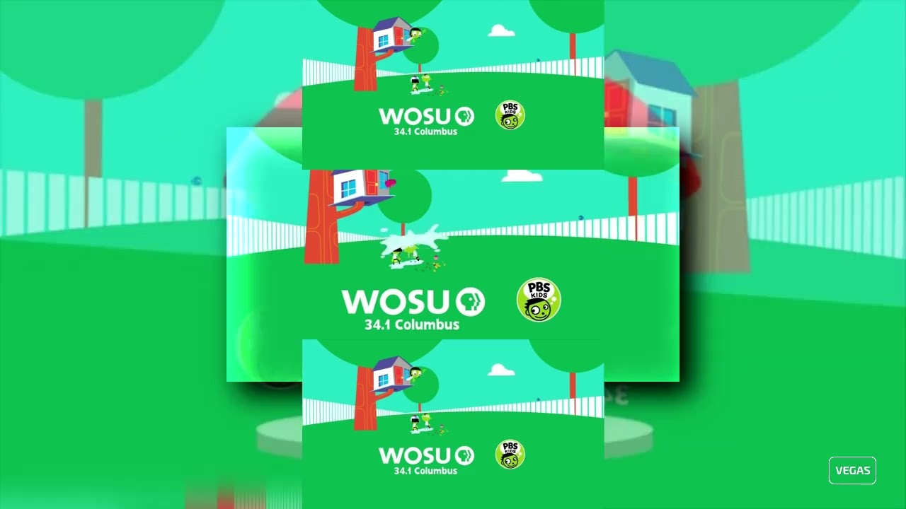 YTPMV WOSU-TV PBS Kids Station ID - Water Balloons (2017) SCAN