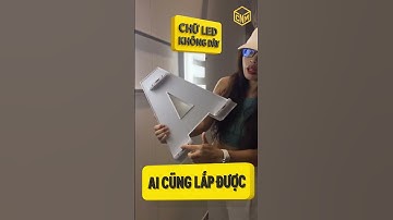 💡 CHỮ LED KHÔNG DÂY – LẮP LÀ SÁNG ⚡