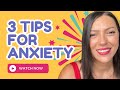 3 Simple Tips to Manage Anxiety Daily #mentalhealthtips #healingjourney #selfcare